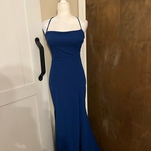 Like new Royal blue prom dress.  Used only once
